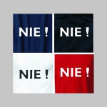 Nie! detská čierna mikina s kapucou a klokankovým vreckom vpredu Nie! detská čierna mikina s kapucou a klokankovým vreckom vpredu